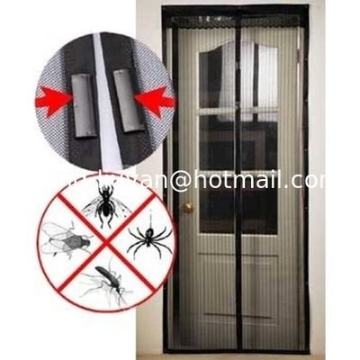 Easy Access and Bug Protection with Magnetic Mesh Door Curtain