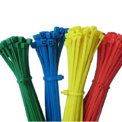 4.8x368mm Nylon Cable Colorful Zip Ties UV Treated Black Red Blue White